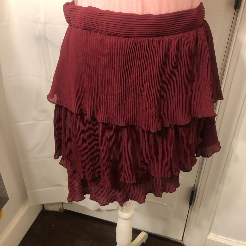Hyfve 3 tier mini skirt